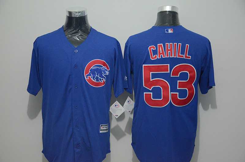 Chicago Cubs #53 Cahill Blue New Cool Base Stitched Baseball Jersey,We sell and wholesale Chicago Cubs #53 Cahill Blue New Cool Base Stitched Baseball Jersey on line form chian!